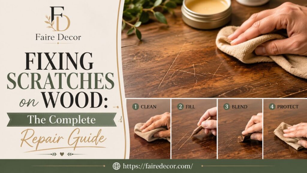 Fixing Scratches on Wood