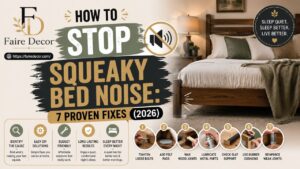 How to Stop Squeaky Bed Noise