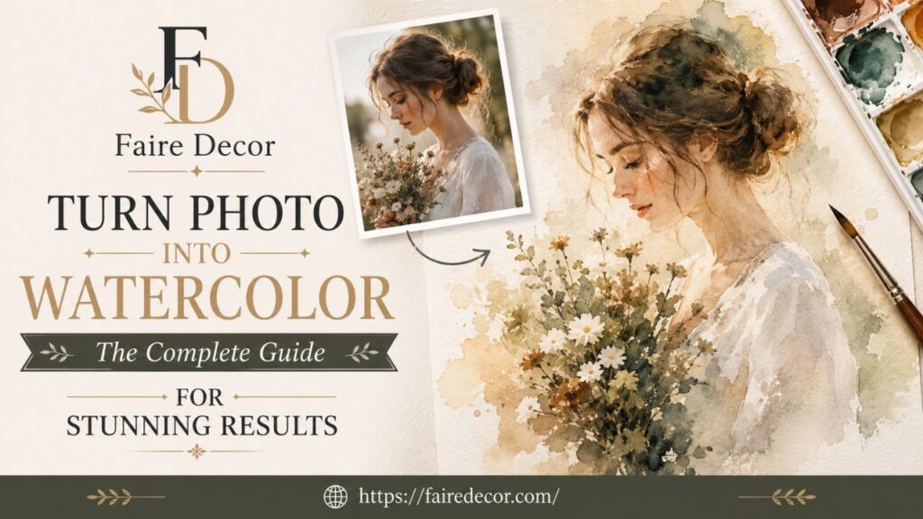 Turn Photo Into Watercolor