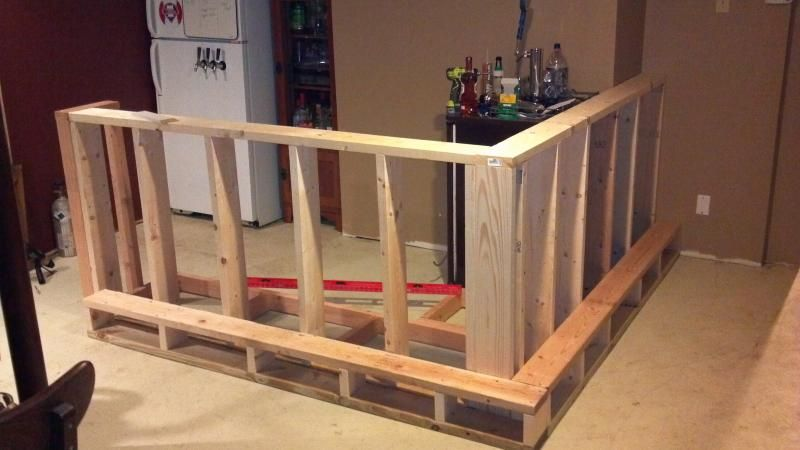 DIY Basement Bar