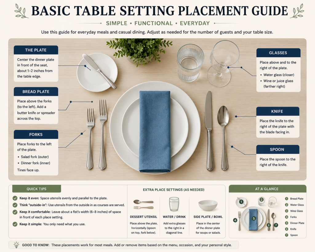 How to Set Table the Right Way: Easy Step-by-Step Guide