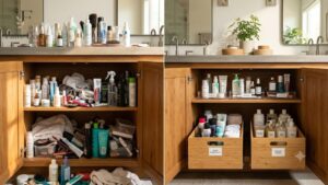 How to Organize Bathroom Cabinets So They Stay Tidy